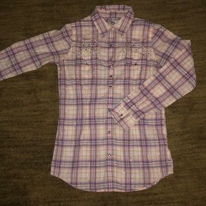 Rock 47 by wrangler western/ rodeo shirt